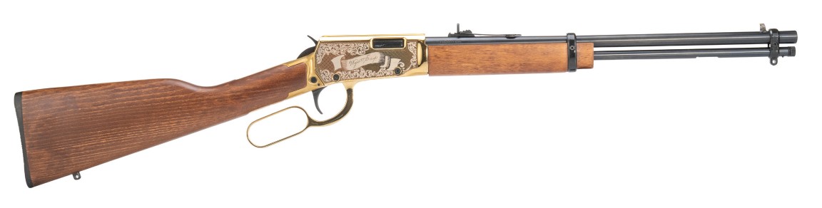 ROSSI RIO BRAVO WYATT EARP 22LR 18IN BARREL 15RD PVD GOLD ENGRAVED RL22181WD-GWE - Win Repeating Arms Promotion